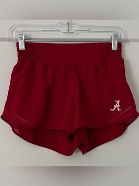 🔴 Lululemon Hotty Hot High-Rise 2.5” Alabama Crimson Red